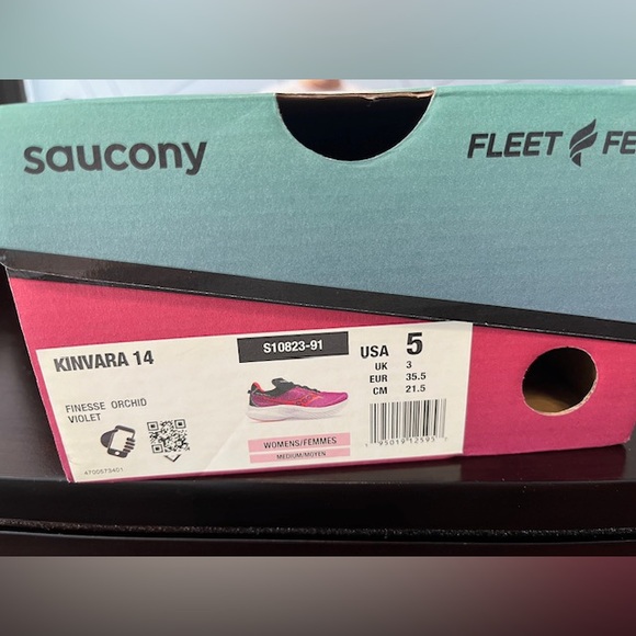 Saucony Kinvara 14: Women’s size 5:Orchid Violet - Picture 1 of 8